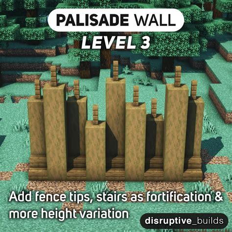 minecraft pallisade